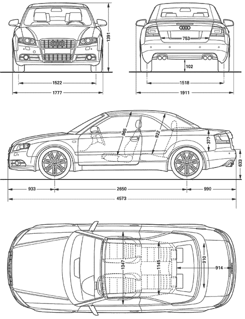 2005 Audi S4 Cabriolet. 2005 Audi S4 B7 (Typ 8H)