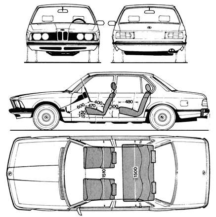 1977 Bmw 7 Series. 1977 BMW 7-Series E23 Sedan
