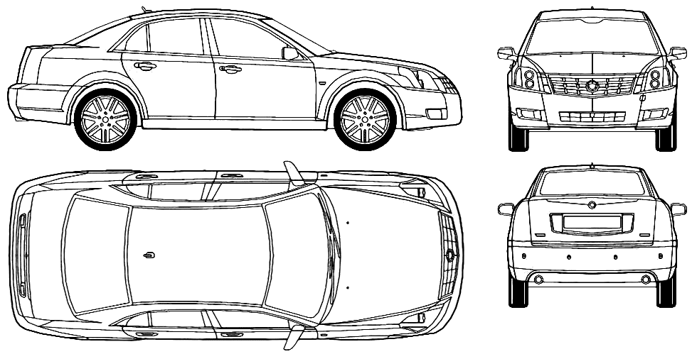 Cadillac Bls Black. Cadillac Bls 2006