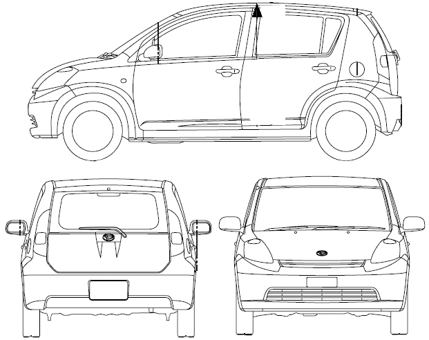 2005 Daihatsu Boon Hatchback Daihatsu Boon. 2005 Daihatsu Boon Hatchback