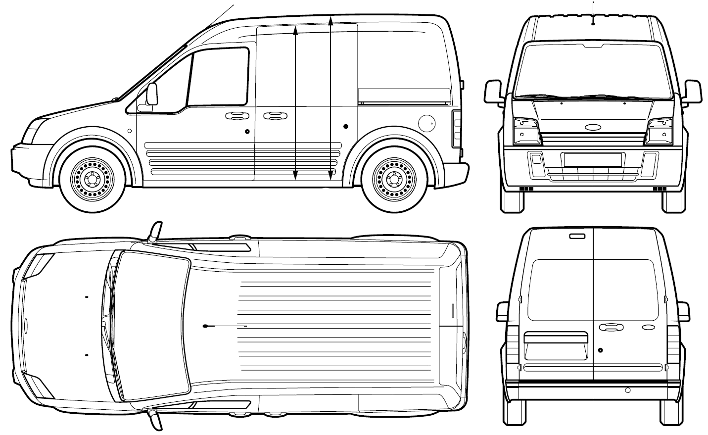 transit van blueprint