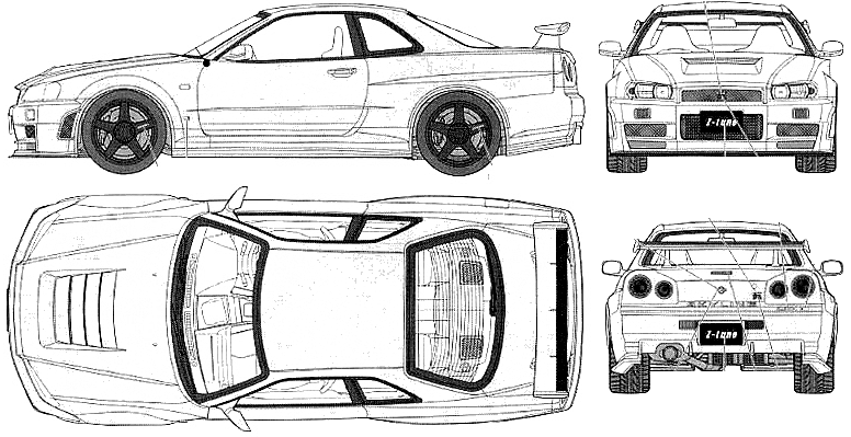 skyline r34 gtr interior. Nissan Skyline R34 Gtr Z Tune