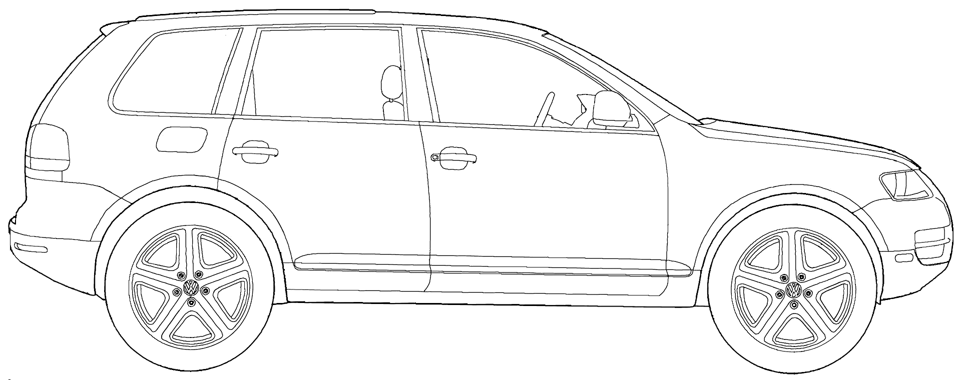 Volkswagen раскраски Volkswagen раскраски